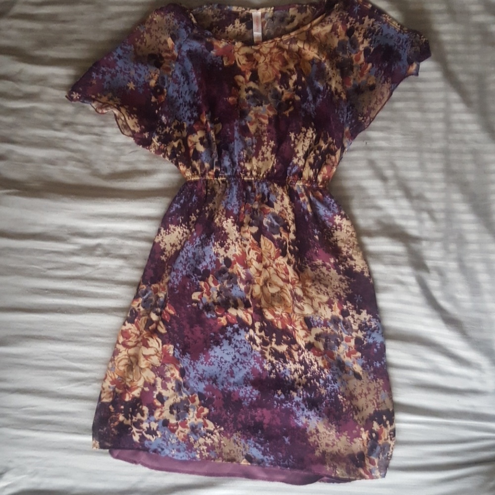 Floral Print Party Dress
